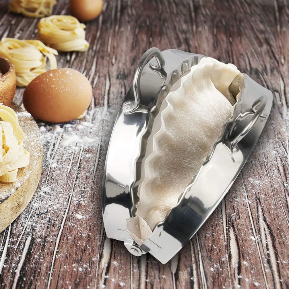 Large Empanada Maker, 6.4 inch Stainless Steel Empanada Press, Pastry Tools, Pocket Pie — view 2