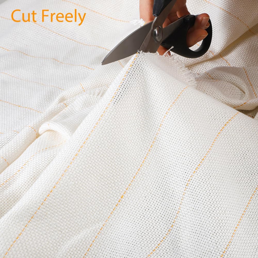 79′′ × 79′′ Large Primary Tufting Cloth, Tufting Fabric DIY Rug Making and Punch Needle — view 3